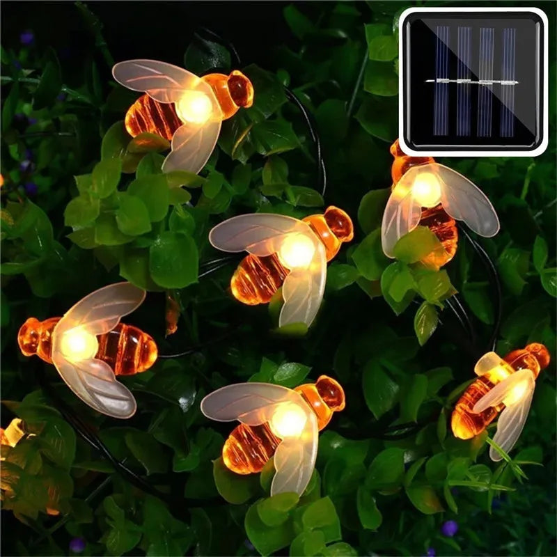 Guirnalda de 40 Abejas con Luces LED