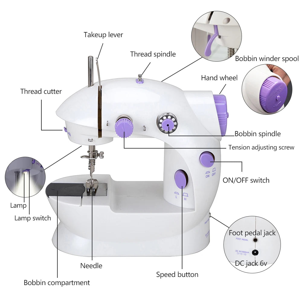 Máquina De Coser Portátil